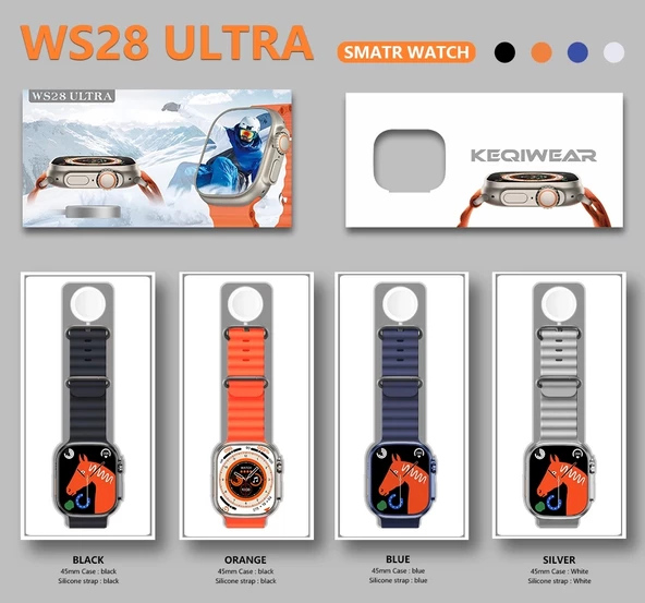 Ws28 Ultra Akıllı Saat | 49mm Geniş Ekran | Konuşma Özellikli | Su Geçirmez Akıllı Saat - 5