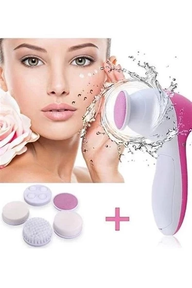 Pilli Yüz Cilt Temizleme Cihazı Siyah Nokta Peeling Fırça Seti Vücut Yüz Bakımı Masaj Aleti - 9