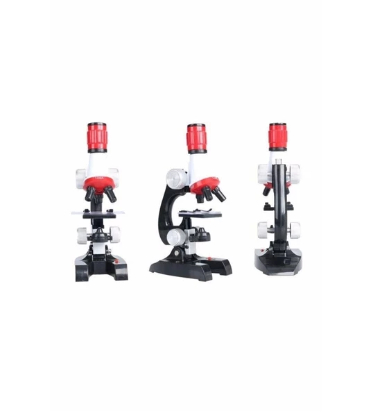 Eğitici Mikroskop Kiti Zoom Led Işıklı 100x 400x 1200x ST1200X - 2