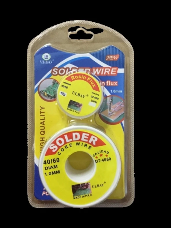 Solder Wire+Rosin Lehim Teli ve Pastası 2li Set