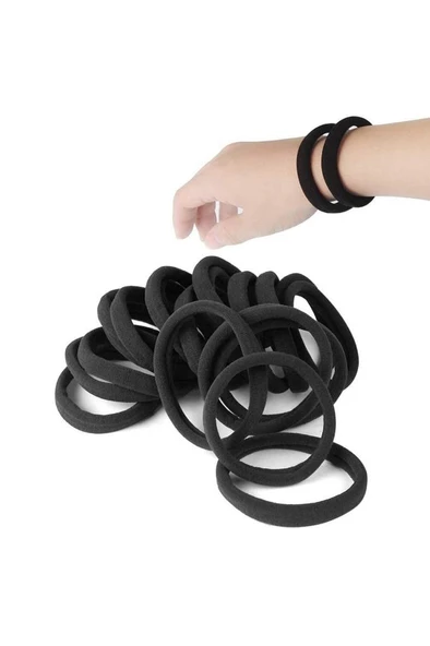 Lastik Saç Toka Bileklik Boy Ultra Esnek 15 Adet - Resim 2