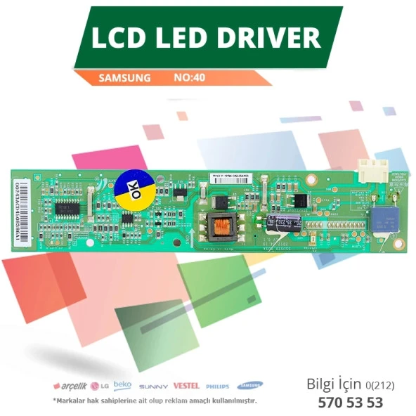 Lcd Led Drıver Samsung Ssl320-od3a Lta320ap33-wk-40