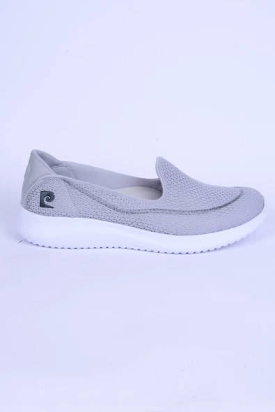 Pierre Cardin 30168 Sneaker Esnek Bağcıksız Ortopedik Taban Gri Günlük Kadın Spor Ayakkabı