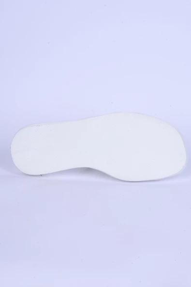 Pierre Cardin 5104 Taş İpli Rahat Taban Beyaz Günlük Kadın Terlik - 4