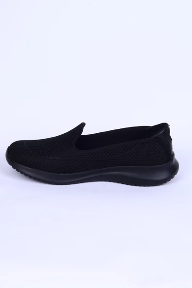 Pierre Cardin 30168 Sneaker Esnek Bağcıksız Ortopedik Taban Siyah Günlük Kadın Spor Ayakkabı - 3