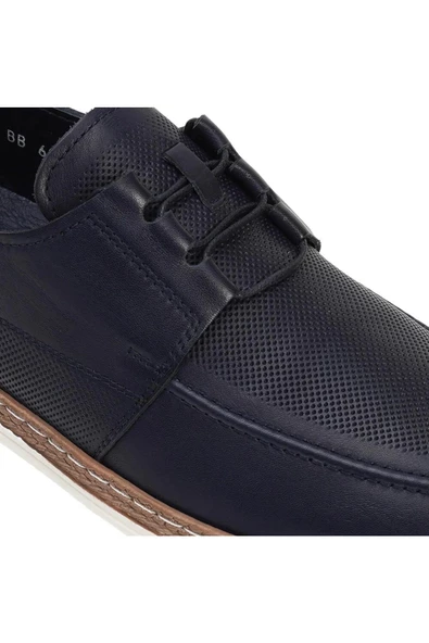 Greyder 62625 Erkek Hakiki Deri Baskılı Bağcıklı Comfort Urban Ayakkabı - 4