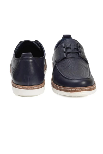 Greyder 62625 Erkek Hakiki Deri Baskılı Bağcıklı Comfort Urban Ayakkabı - 5