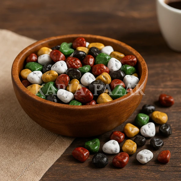 Çakıltaşı Draje Çikolata 1 kg | Renkli Taş Görünümlü Çikolata - 5