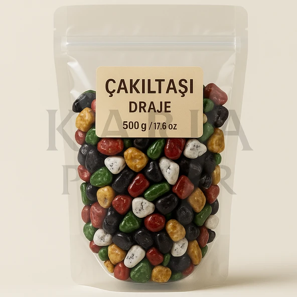 Çakıltaşı Draje Çikolata 500 g | Renkli Taş Görünümlü Çikolata ürün görseli 1