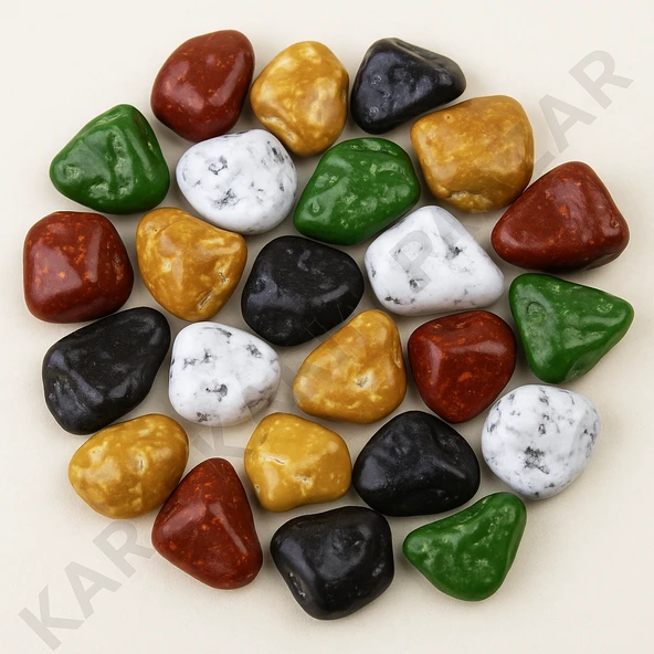 Çakıltaşı Draje Çikolata 1 kg | Renkli Taş Görünümlü Çikolata - 3