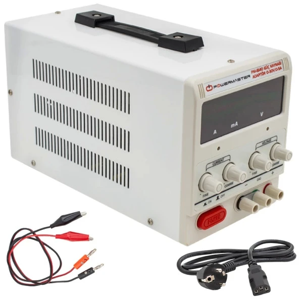 Pm-1840  0-30 Volt/0-5 Amper Arası Dc Güç Kaynağı Adaptör