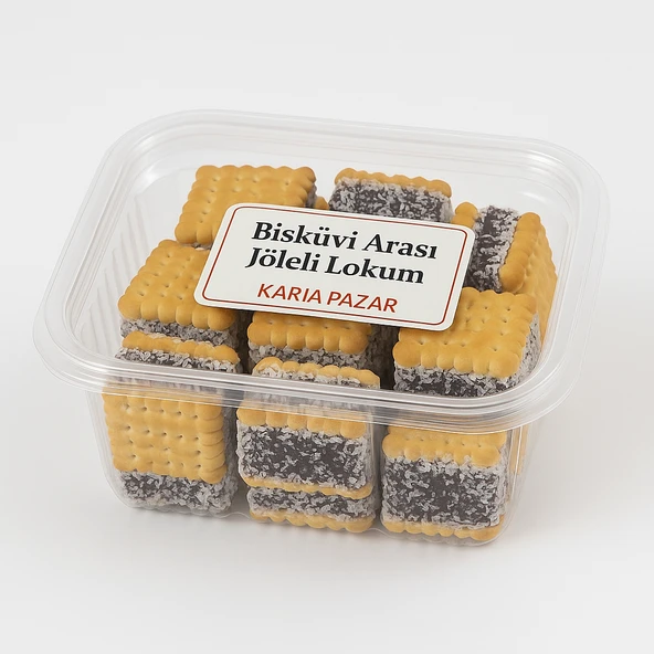 Bisküvi Arası Jöleli Lokum 250g | Tatlı Atıştırmalık ürün görseli
