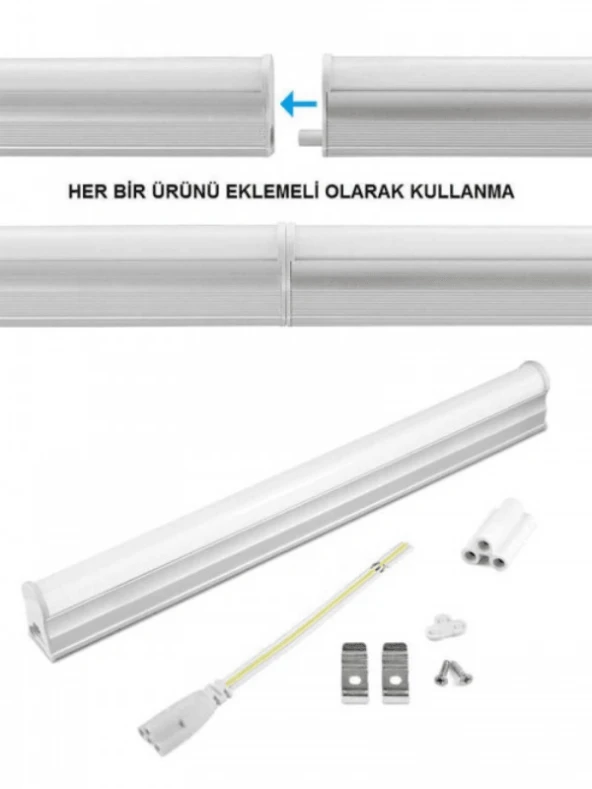 Cata CT-2466 5W 6400K (Beyaz) Ledli Bant Armatür (8 Adet) - 5