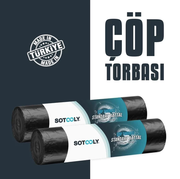 SOTOOLY ÇÖP TORBASİ ENDÜSTRİYEL JUMBO BOY 80*110 (300GR)