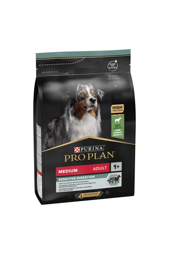 PROPLAN YETİŞKİN MEDİUM KUZU ETLİ KÖPEK MAMASI 3KG