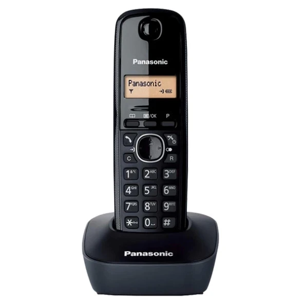 Panasonıc Kx-tg1611 Dect Siyah Telsiz Telefon