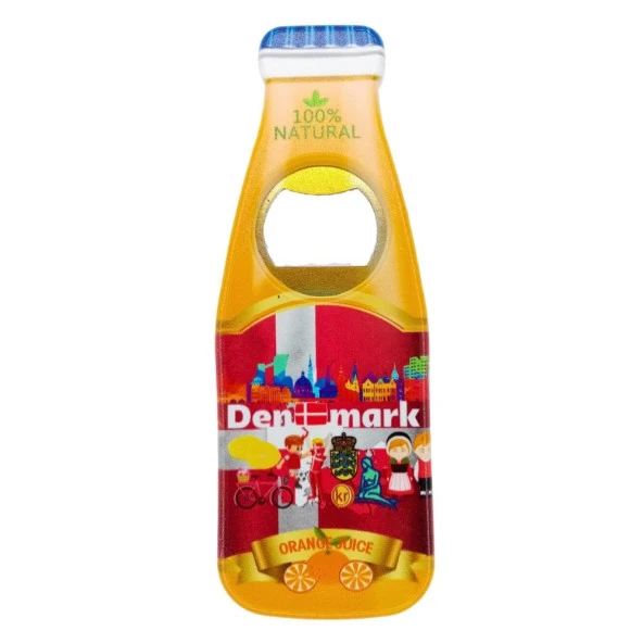 Danimarka Temalı Magnet Şişe Açacak ürün görseli