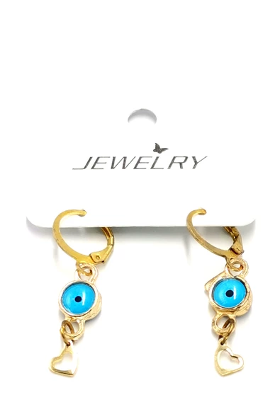 Renkli Figürlü İnci Küpe ürün görseli 1