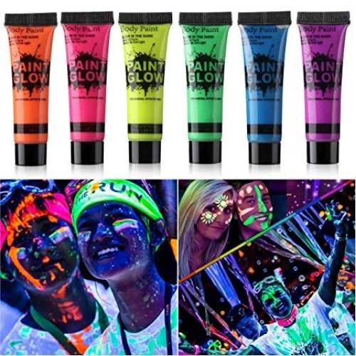 Periboia Glow Stick Boya Fosforlu Krem Boya 12 Adet - Resim 3