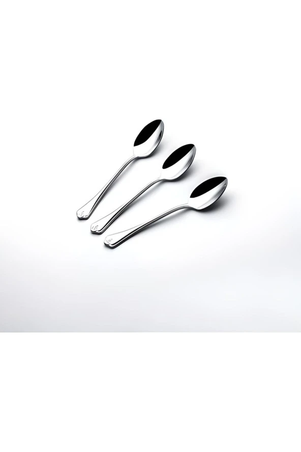 Nehir fulya çay kaşık - 12 li paslanmaz çelik 18/10 çay kaşığı