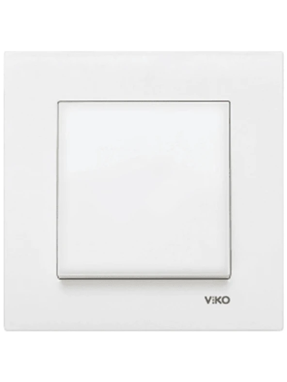 Viko Karre Anahtar Beyaz (Çerçeve Dahil) 90967001 (12 Adet) - Resim 3