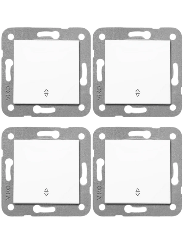 Viko Karre Vavien Beyaz (Çerçeve Dahil) 90967004 (4 Adet)