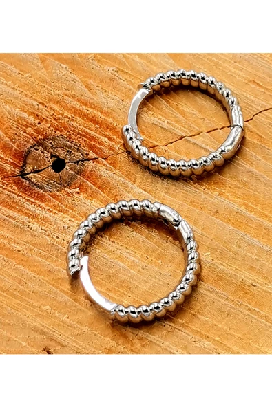 Figürlü Halka Lüks Tasarım Küpe ürün görseli 1