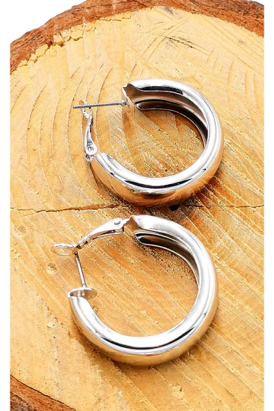 Figürlü Halka Lüks Tasarım Küpe ürün görseli 1