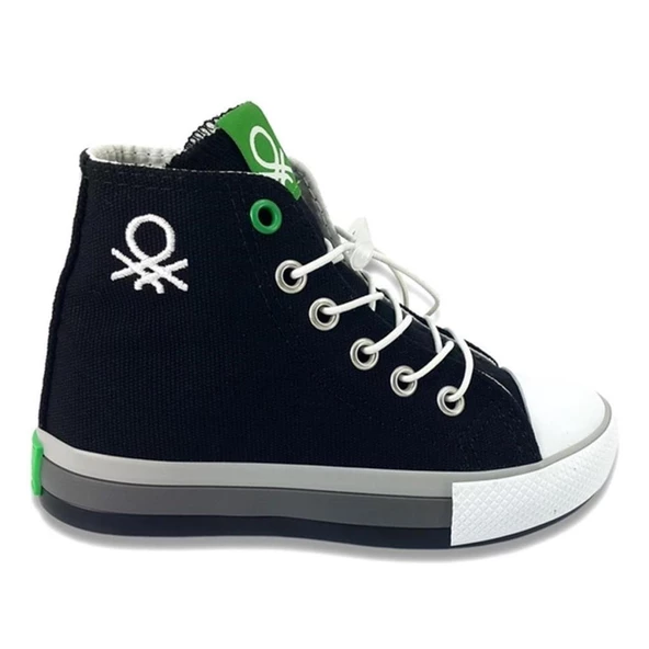 BENETTON BN-30651 BİLEK BOY KETEN SNEAKERS ÇOCUK  AYAKKABI - 6