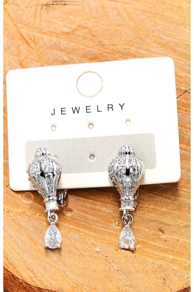 Çelik Gold Lüks Tasarım Küpe ürün görseli 1