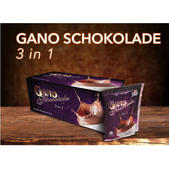 Gano Schokolade 3 in 1 Kakaolu ve Ganoderma Mantarlı İçecek