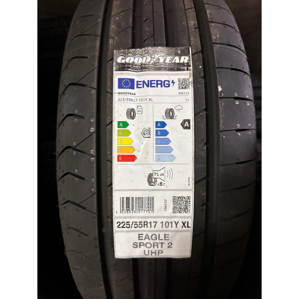 GOODYEAR 225/55R17 101Y EAGLE SPORT 2 UHP XL FP YAZ LASTİĞİ 45. HAFTA 2023 ürün görseli