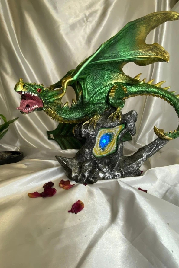 Dragon Ejderha Feng Shui Ejderha Işık Büyük Boy - Resim 3
