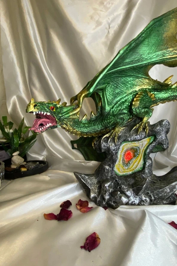 Dragon Ejderha Feng Shui Ejderha Işık Büyük Boy - Resim 5