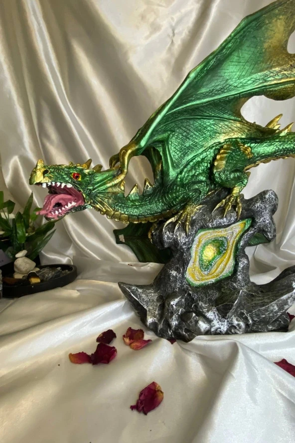 Dragon Ejderha Feng Shui Ejderha Işık Büyük Boy - Resim 6