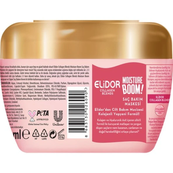 ElidorCollagen Blends Saç Bakım Maskesi Moisture Boom Yoğun Nem Terapisi 160 Ml - 8