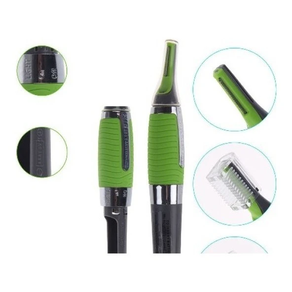 Micro Touch NAX Kaş, Ense Favori Burun Yanak Kıl Alma Makinesi Pilli - 2
