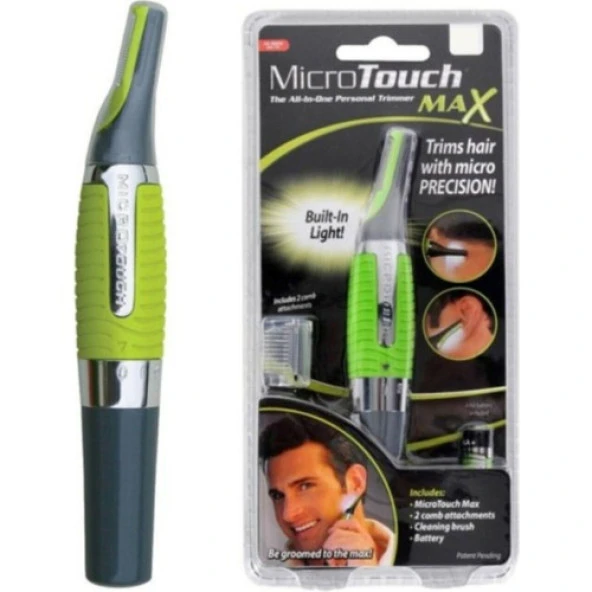 Micro Touch NAX Kaş, Ense Favori Burun Yanak Kıl Alma Makinesi Pilli - 3