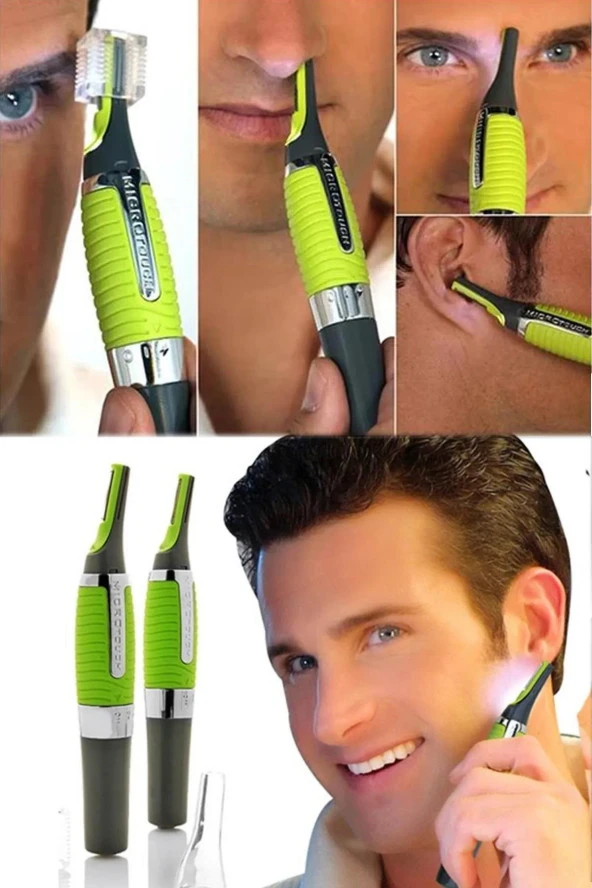 Micro Touch NAX Kaş, Ense Favori Burun Yanak Kıl Alma Makinesi Pilli - 6