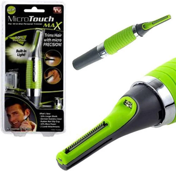 Micro Touch NAX Kaş, Ense Favori Burun Yanak Kıl Alma Makinesi Pilli - 7