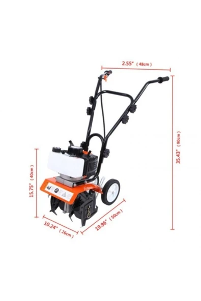 STAXX Power Speed Benzinli Mini Çapalama Makinesi 63 cc 4.2 Hp - 3