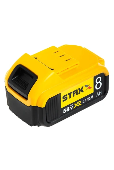 STAXX 58 V 8 Ah Çift Metal Şanzuman Çift Samsung Akülü Darbeli Şarjlı Matkap Vidalama + 30 Parça Set - 8