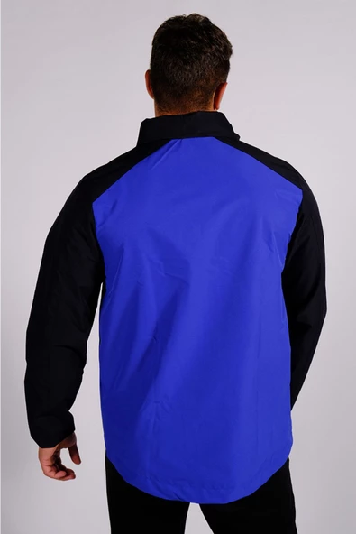 Diadora Elite - Erkek Mavi-Lacivert Su Geçirmez Spor Yağmurluk - 44YĞM10ELT - 2