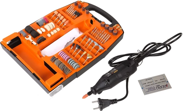 Staxx Power Staxx Pro Speed 300 Parça Gravür Oyma Makine Dremel Hobi Taşlama Zımpara Seti - 4