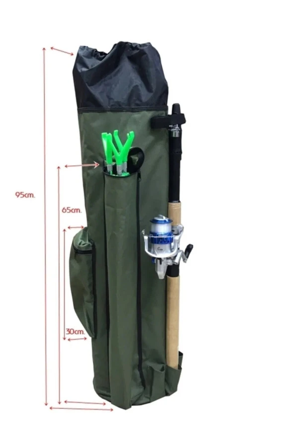 POWEREX Balıkçı Sırt Ve Kamış Olta Çantası - Resim 4