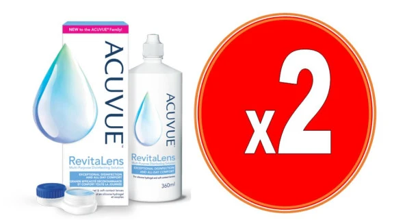 ACUVUE Lens Bakım ve Temizleme Solüsyonu 360ml x 2 Adet