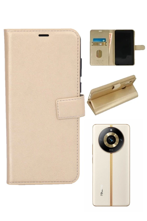 Realme 11 Pro Kamera Korumalı Cüzdanlı ve Kapaklı Kılıf ürün görseli