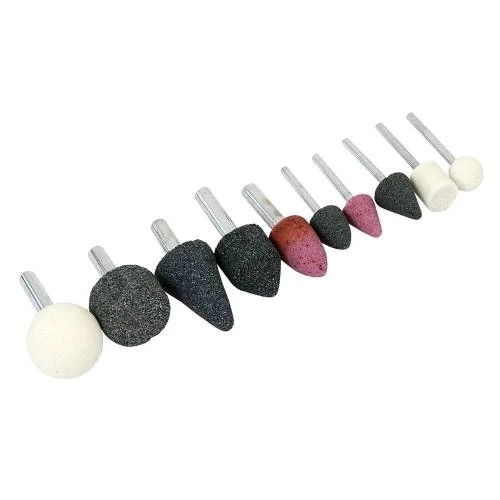 Mini Taş Zımpara Matkap Ucu Seti 10 Parça - 2