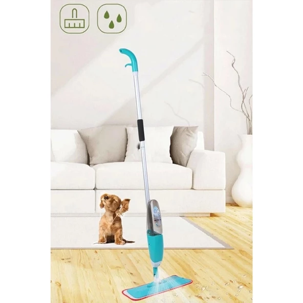 Mikrafiber Spray Mop Hazneli ve Pratik Temizlik Mopu