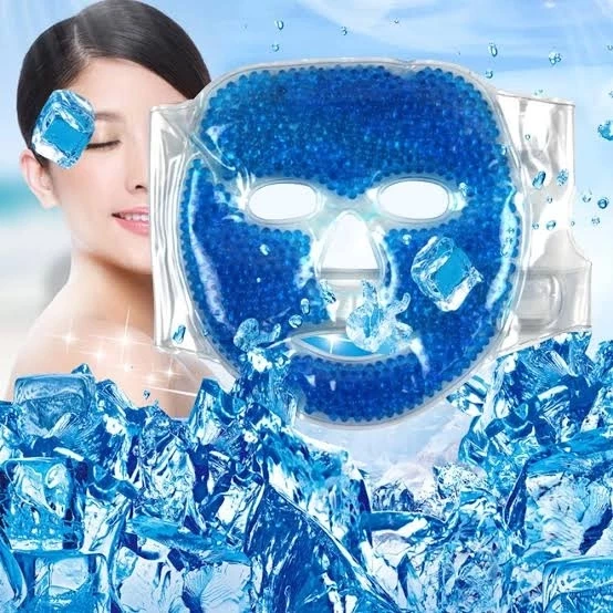 Jel Buz Paketi Soğutma Yüz Maskesi Baş Ağrısı Yastık Rahatlatıcı Kozmetik Maske - 3